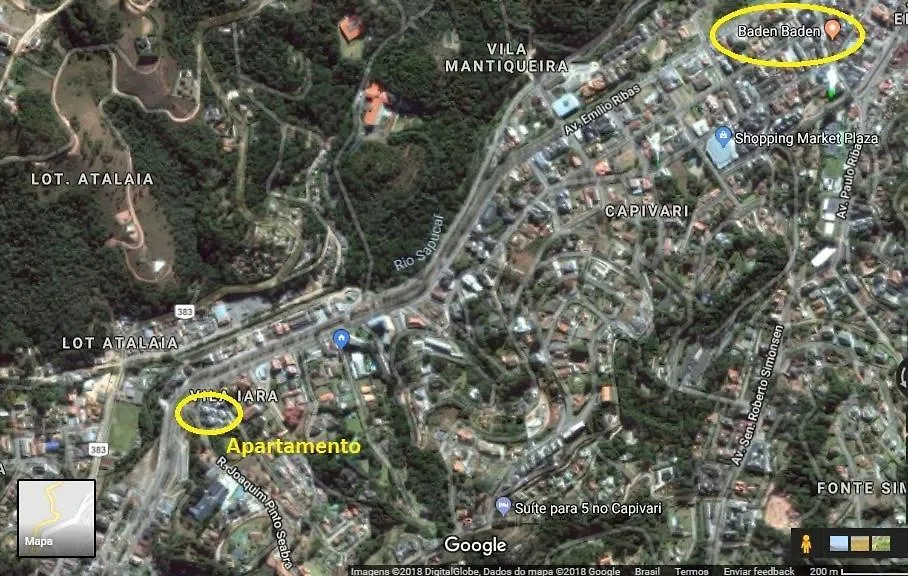 Apartamento O Capivari Bem Pertinho de Você Apartamento Campos do Jordão